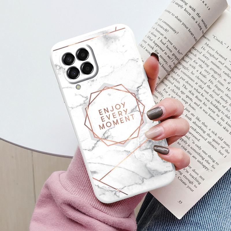 Case For Samsung Galaxy M33 M53 5G Phone Cover Vintage Marble Watercolor Painting Silicone tpu Funda For Samsung M55 M54 M34 M13