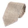 [Emporio Armani] Emporio Armani Men's Tie, 7.5cm Wide, 100% Silk, Eagle & Check Pattern, Beige, MADE IN ITALY, 340075 2R612 003355 [Item]