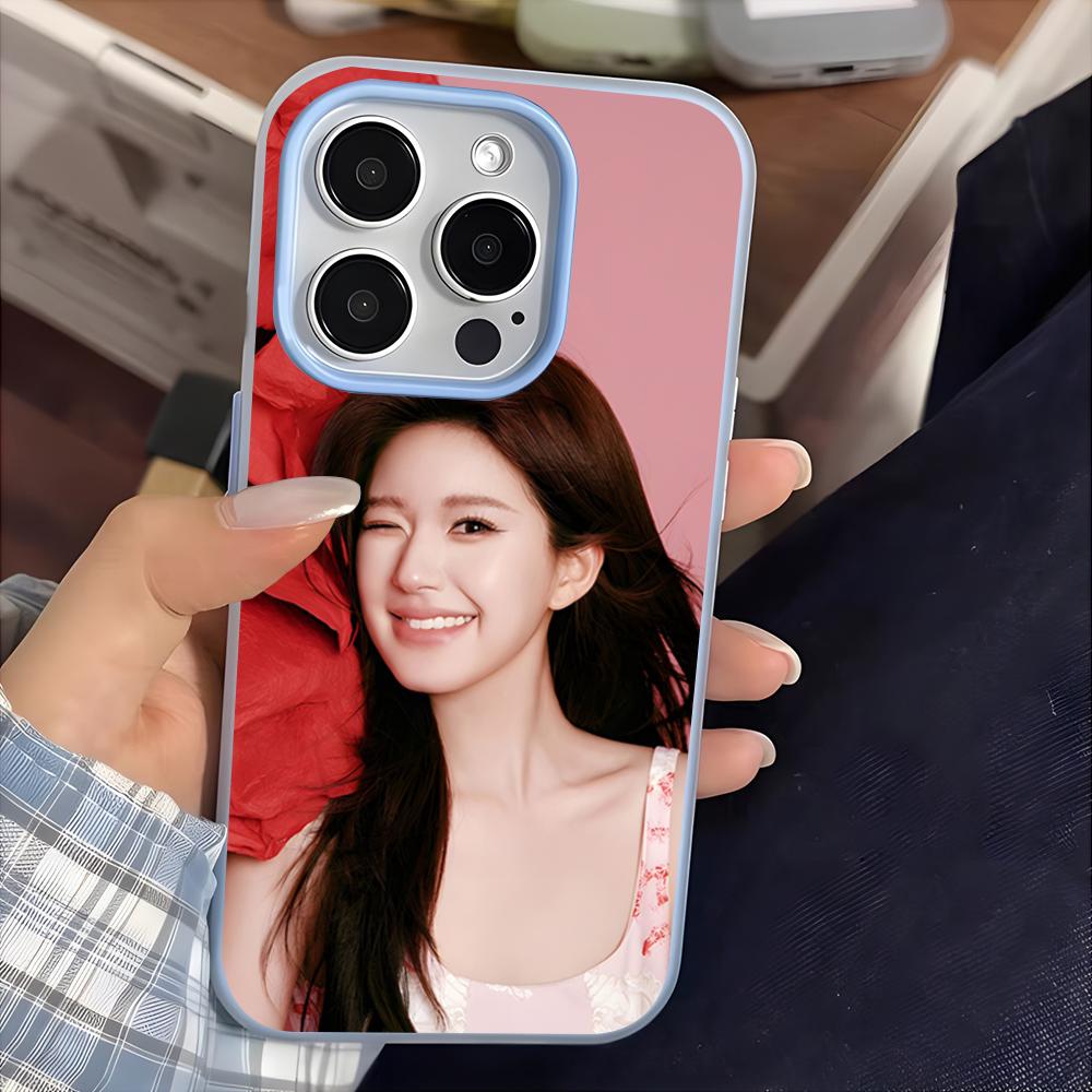 

Милый Чехол для Телефона Lusi R-Rosy Zhao Конфетного Цвета Матовый Чехол для IPhone 11 12 13 14 15 16 17 Air E Pro Max Plus Синий Чехол iPhone Air