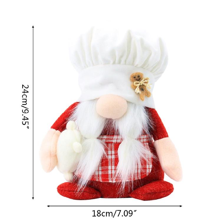 Cloth Material Chef Gnomes Home Shopping Mall Decorations 2 Styles To Choose