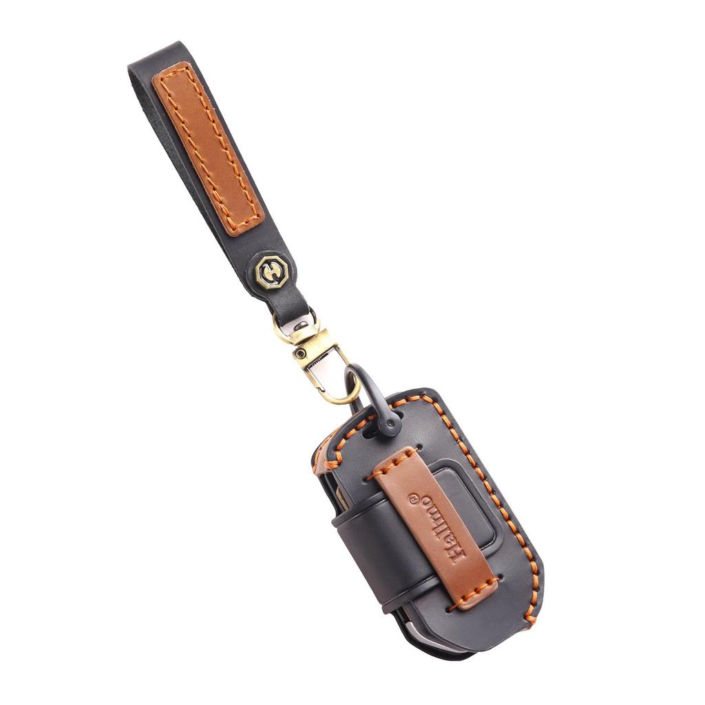 Handmade Premium Leather Key Cover for Honda Civic and Accord