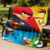 1pc Angry Birds Outdoor Soft Blanket Ultra Plush, Warm, Versatile, and Easy Care for Camping, and