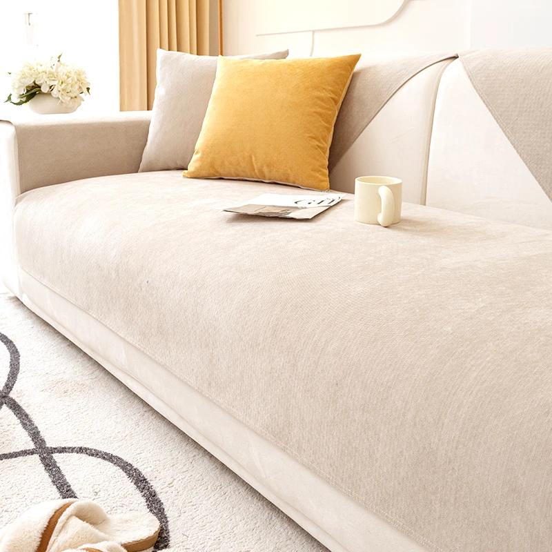 Non Stick Waterproof Sofa Cover Fabric Suitable for All Seasons Wear-resistant Sofa Cushion Cover Anti Slip and Not Easy To Fade