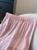 Women's Textured Pleated Tencel Cotton Wide Leg Pants