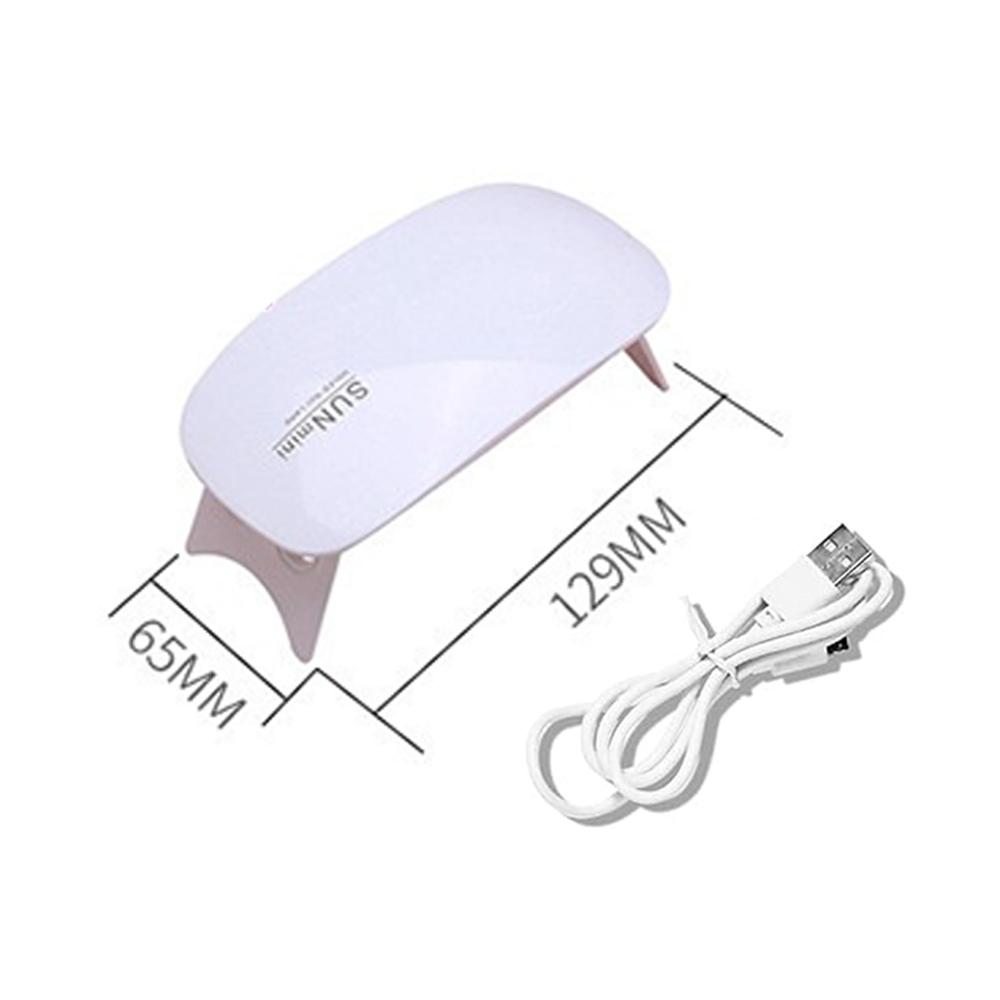 

Портативная мини-светодиодная лампа для сушки лака для ногтей, домашнее использование, таймер, установка геля, машинка для маникюра, наборы инструментов для красоты, светодиодная лампа Sunmini UV белый