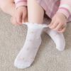 Girls Socks 5 Pairs/Lot Spring Summer Cotton Infant Children Socks Cute Flowers Pattern For Kids Baby