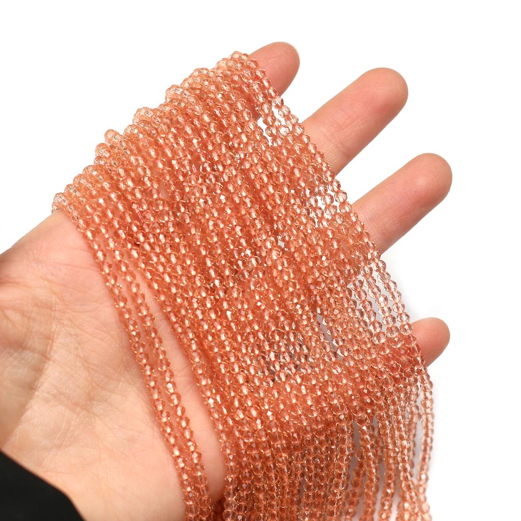 10Strands Faceted Beads 3mm Spinel Isolation Beads For Jewelry Making DIY Necklace Bracelet Earrings Accessory