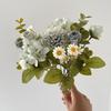 Simulated Rose, Chamomile, Peony, Hydrangea Artificial Flowers for Decoration, Bouquet for Living Room, Wedding Bouquet