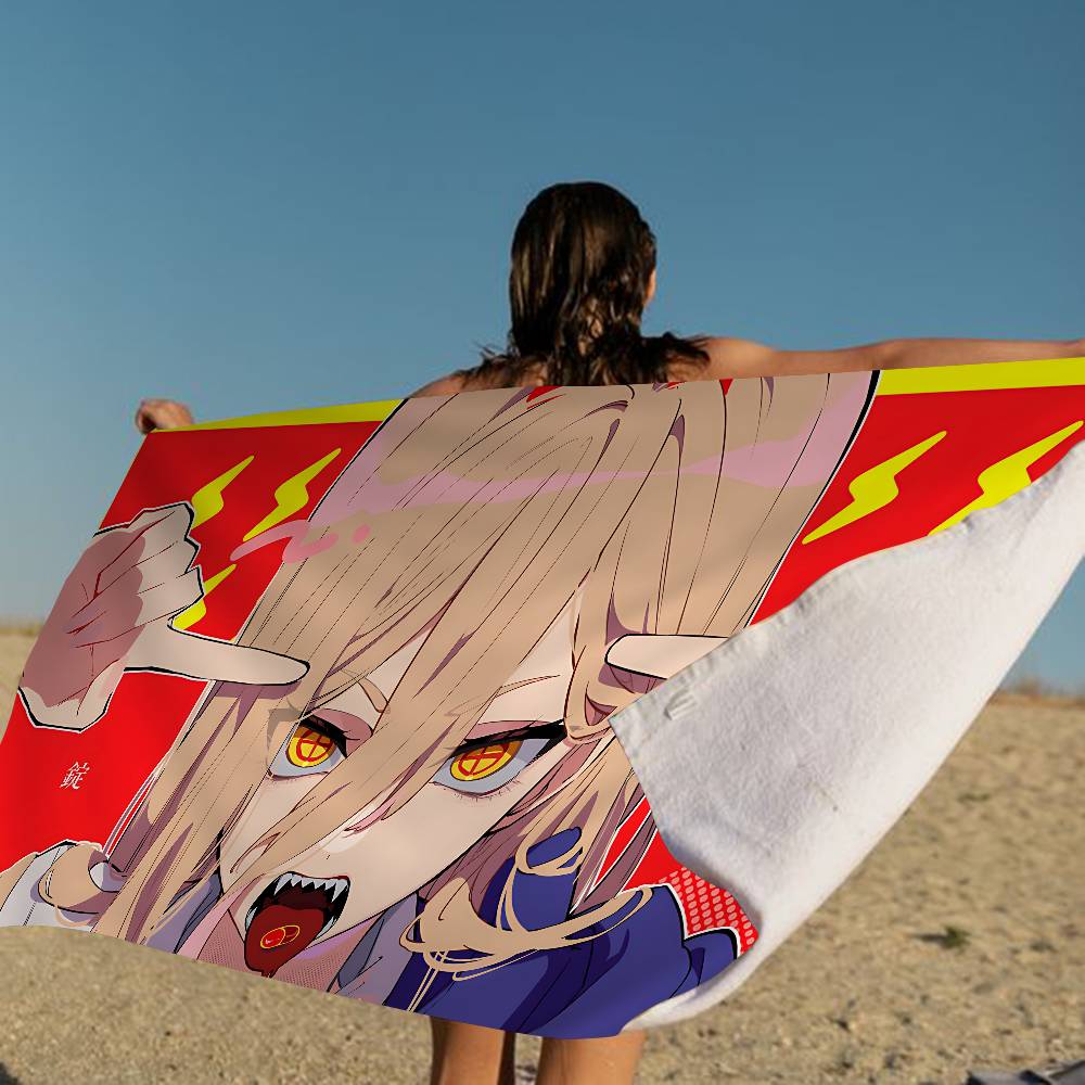 

Anime C-chainsaws M-mans Microfiber Beach Towel Absorbent Quick dry Soft Yoga Swimming Resort Mountain Climbing Towel W30*H60(CM)