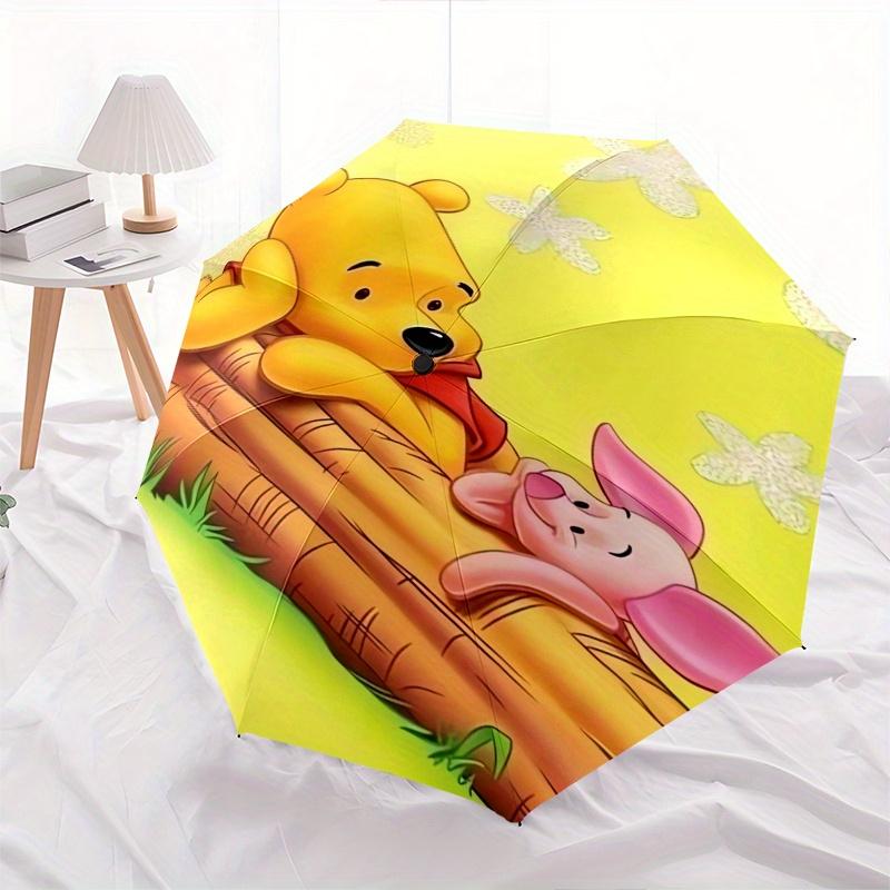

Disney Piglet,Winnie-the-Pooh,Friendship Fashion Manual Folding Umbrella - Reinforced Eight Ribs, Automatic Opening and Closing, Lightweight
