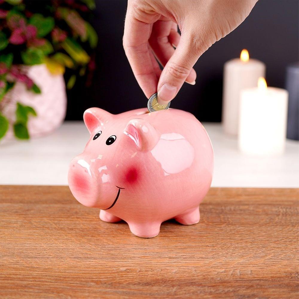 Ceramic Opening Piggy Bank 12 Cm