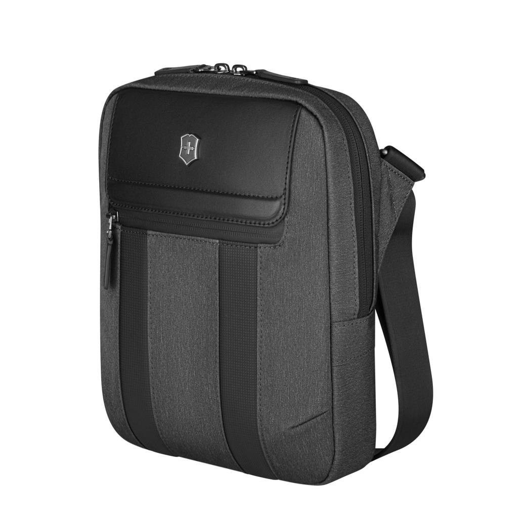 Victorinox Architecture Urban2 Crossbody Bag with Tablet Shoulder Antibacterial Gray 10-inch Pocket, Bag, Material, Compartment, Multi-Tool Handle,