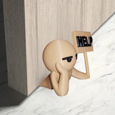 Yousheng Tope de Puerta de Villano Cuña Protector de Pared Antideslizante A Prueba de Viento Sin Taladrar Anticolisión Alfombra Baldosa Suelo de Madera Preguntando Ayuda Chico