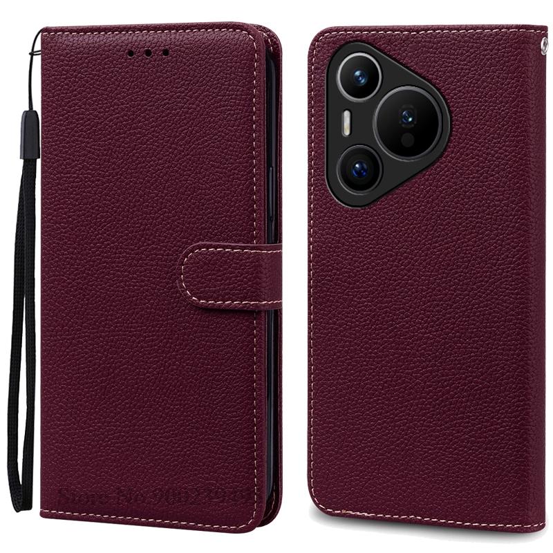 

Чехол для Huawei Pura 70 Чехол для Huawei Pura70 Pro Чехол-кошелек с откидной крышкой из кожи Чехол для Huawei Pura 70 Pro Чехол-книжка Магнитный чехол для телефона For Huawei Pura70