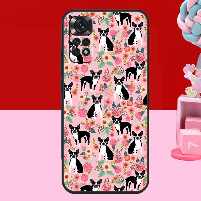 Boston Terrier Dog Case For Xiaomi Redmi Note 14 13 12 11 10 15 Pro Plus Redmi 15 C 13C 10C 12C 14C Soft Cover