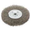 1Pc 3 Inch Crimped Stainless Steel Wire Wheel Brush Bench Grinder Abrasive Tool 13mm Hole For Deburring Rust Cleaning Polishing