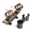 ANS optical 25.4/30mm Long One-Piece Mount with Indicator and Level (TAN) Riflescope Mount for Airsoft