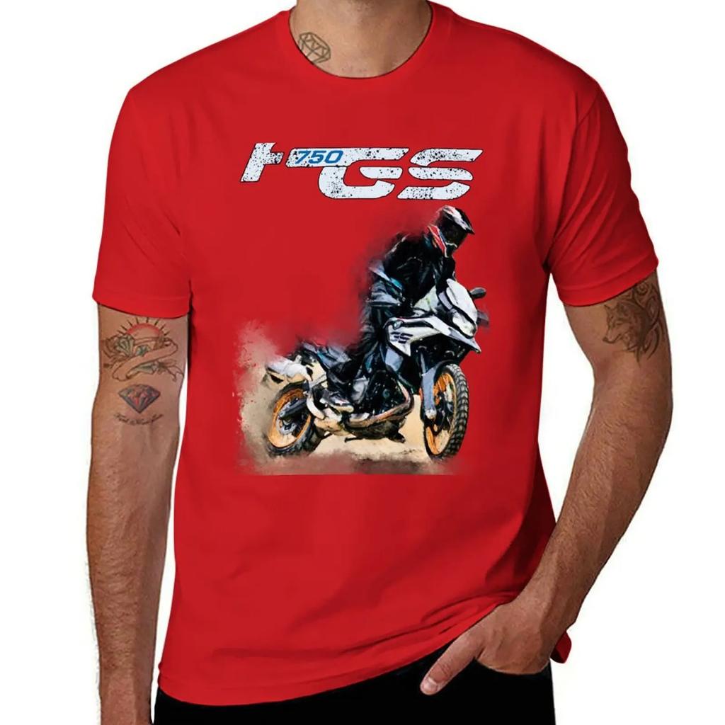 F 750 GS Premium Adventure Big Trail Μπλουζάκι για αγόρια με στάμπα ζώων γρήγορου στεγνώματος καλοκαιρινό τοπ μπλουζάκια ανδρικά με στάμπα hip hop