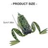 Artificial Frogs Baits for Saltwater Fishing 5cm Frogs Crankbait Lures Topwater Frogs Lures Swimbait with Hook