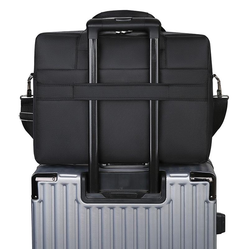 Men's Large Capacity Wear-Resistant Business Laptop Briefcase and Travel Handbag