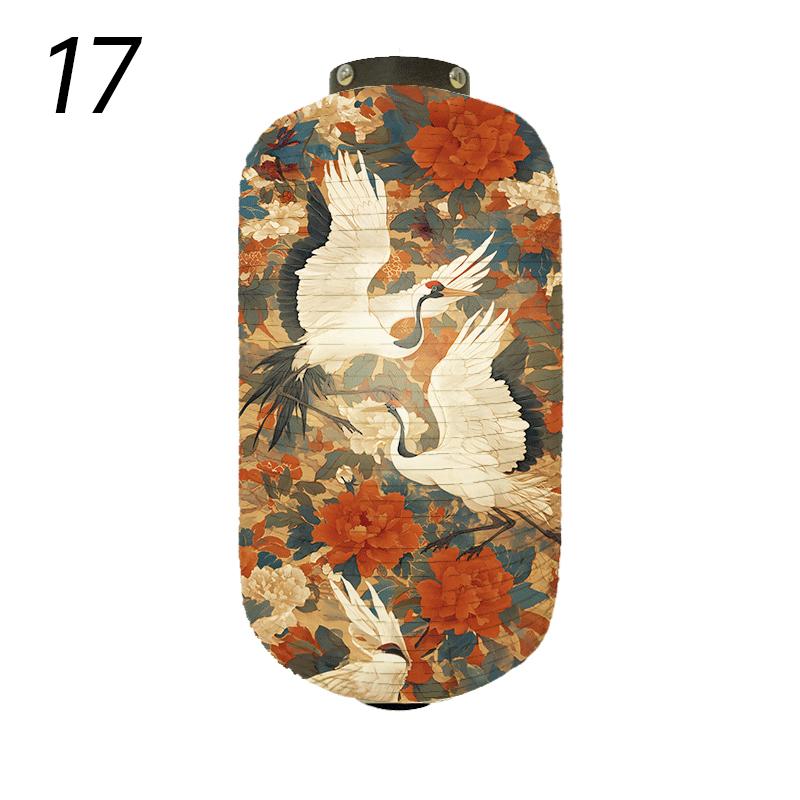 Japanese Style Traditional Cloth Lantern Crane Izakaya Sushi Restaurant Decor Signboard Party Festival Outdoor Decor Lantern