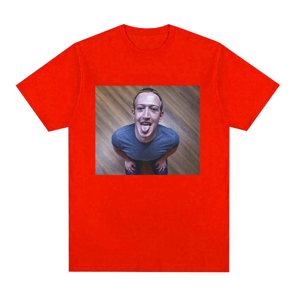 

Funny Brainrot Meme T Shirt Mark Zuckerberg Good Boy Joke T Shirts Men Women Clothing Summer Short Sleeve T-shirts Tops S