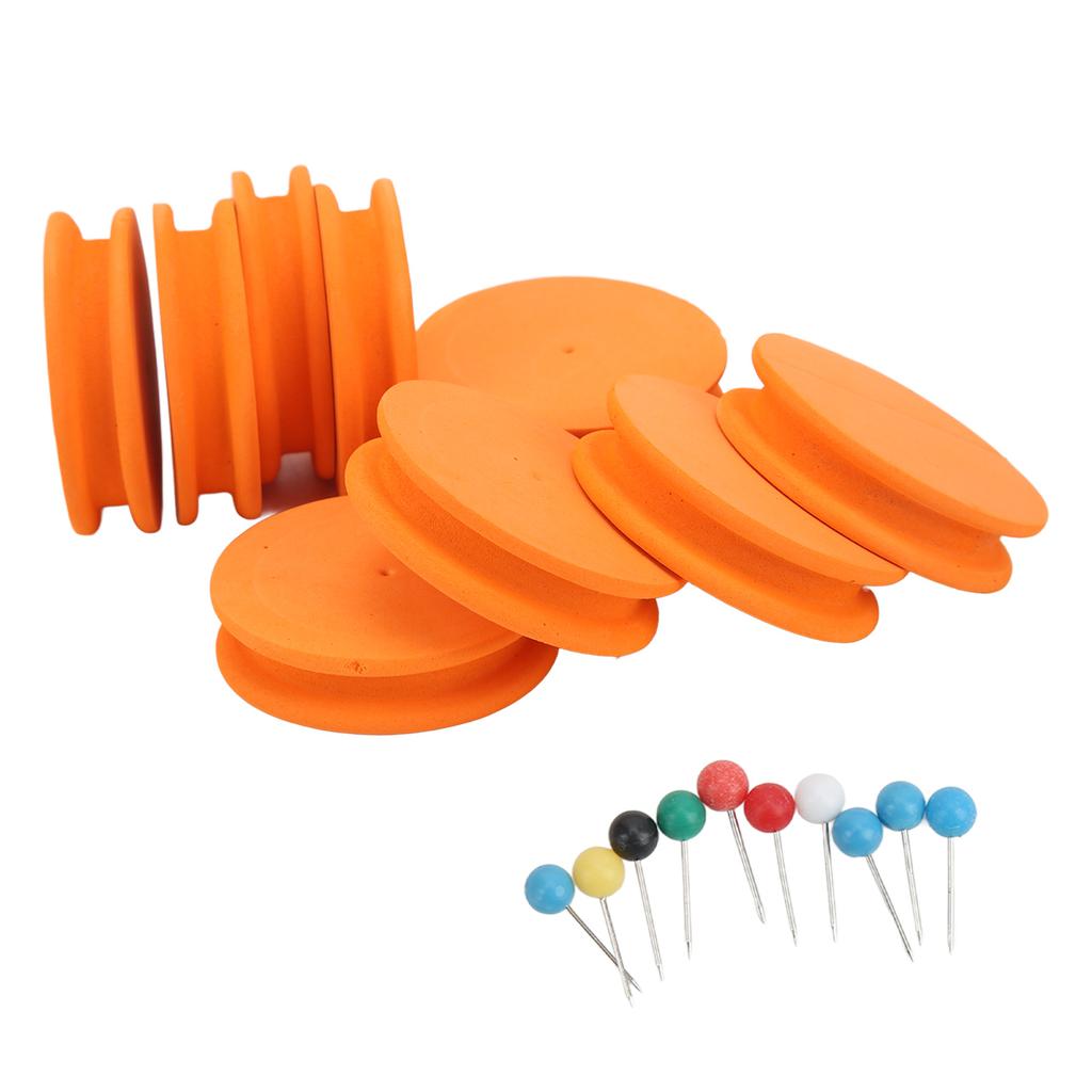 10 buc Bobine de Spumă pentru Pescuit Spume EVA Multifuncționale Placă de Înfășurare pentru Pescuit de Exterior