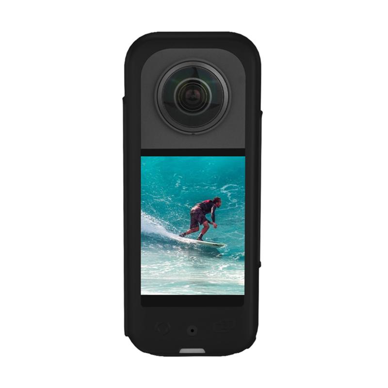 Silicone Case Lens Protector Body Drop-resistant Shell Accessories Compatible For Insta360 X3