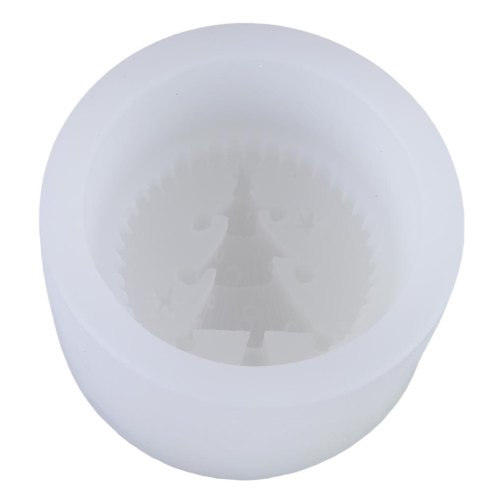 Christmas Tree Silicone Molds Baking Tool Fondant Cake Decorating Molds for Making Chocolate Candy Candle Soap