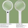 Handheld Magnifier 10/15/30x Usb Rechargeable Illuminated Magnifying Glass With 3 Light Modes For Reading Repair