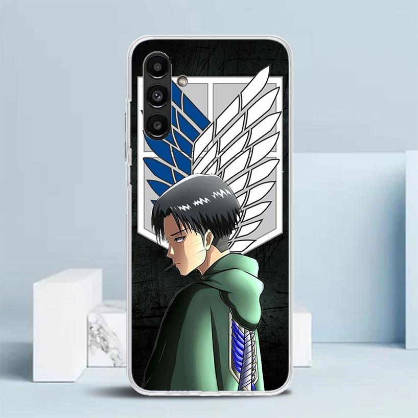 Attack Titan Levi Phone Case For Samsung Galaxy A17 A37 A57 A16 A15 A14 A13 A56 A55 A54 A53 A36 A35 A34 A33 A26 A25 A24 A23 Gala