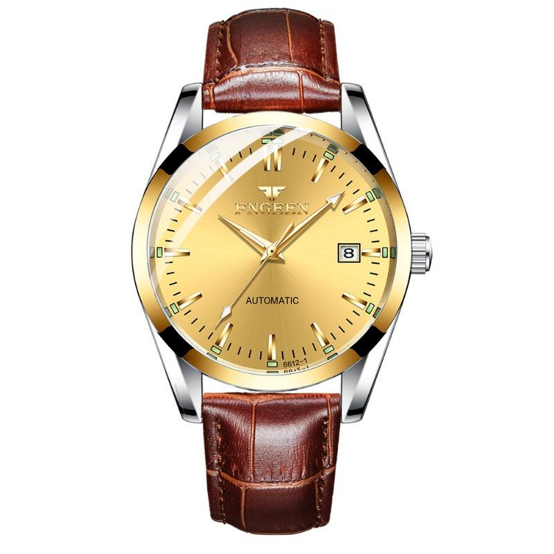 

Top Brand Fashion Mechanical Watch Men s Black King Kong Men s Watch Brand Waterproof Korean Business Tourbillon Hollow Watch
