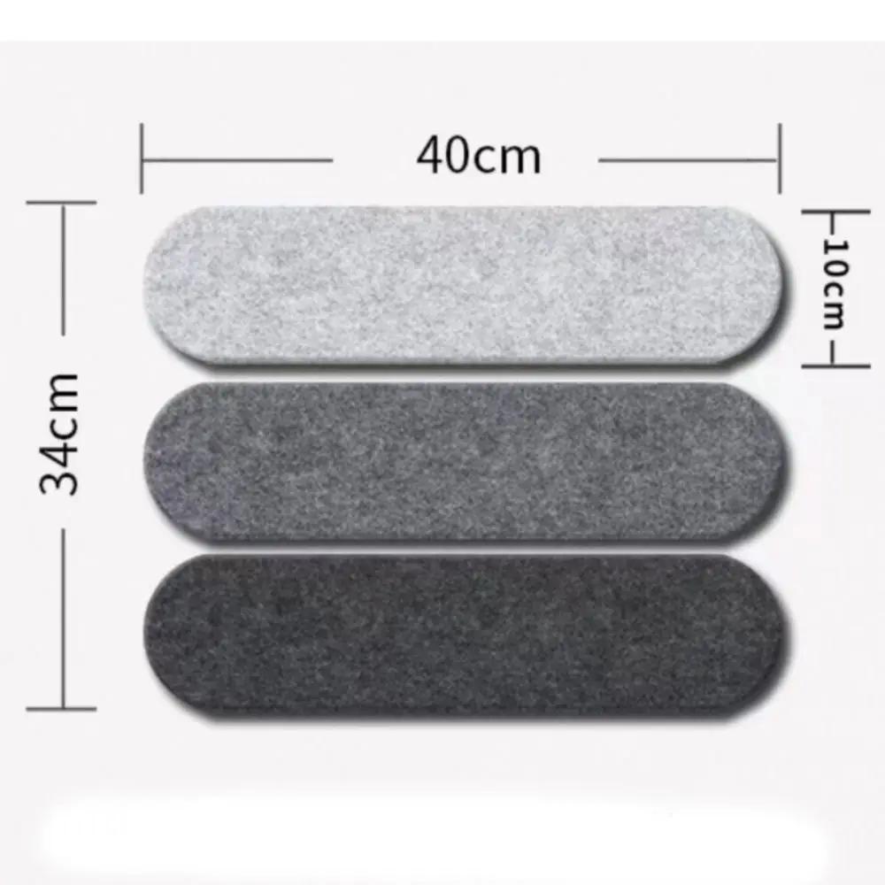 3-Piece Felt Photo Wall Panels - Self-Adhesive Wooden Jewelry Organizer, DIY Art Decor for Living Room & Bedroom Storage