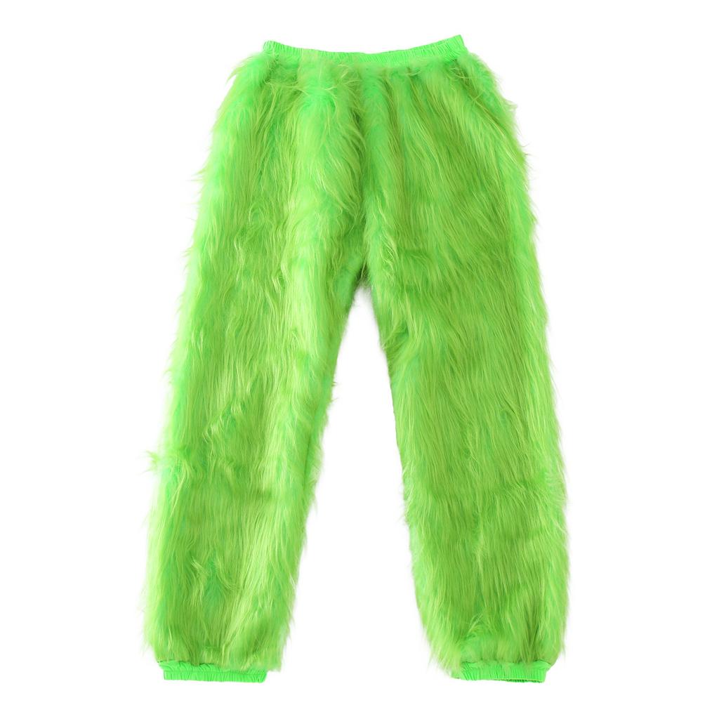 Christmas Grinch Cosplay Costume, Green Monster Santa Holiday Performance Outfit