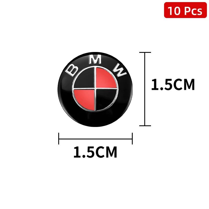 15mm Car Door Keyhole Cover Sticker Car Door Lock Keyhole Protection Stickers For BMW Performance M1 F25 F26 F15 F16 E90 E91 E92