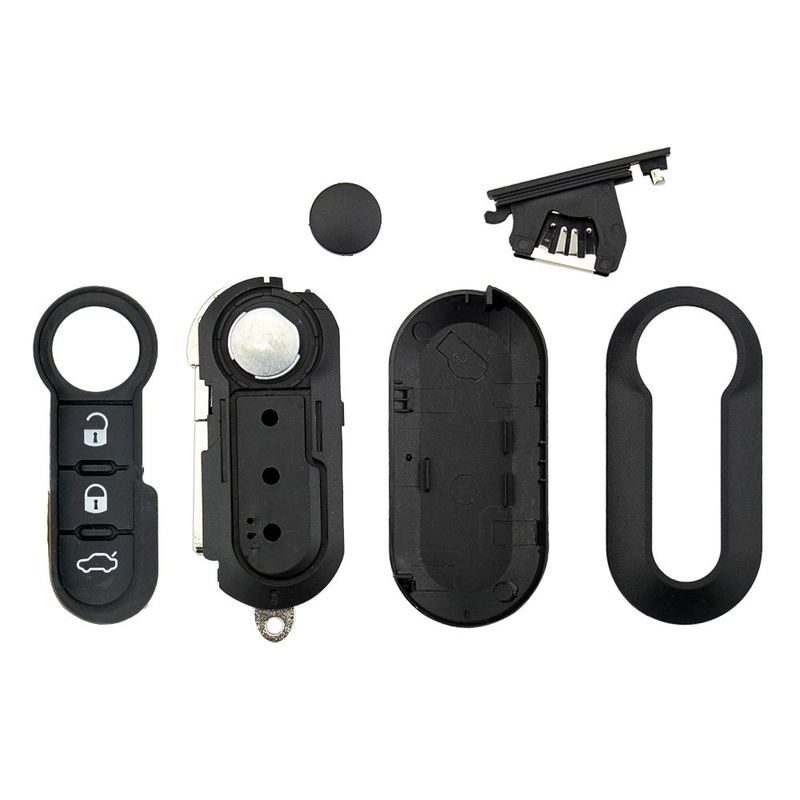 CN017041 Flip key PN A2C86460000 4A chip 433.92mhz for Fiat STRADA MOBI UNO FIORINO E MAIS 3 button Car Remote