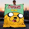 1pc Adventure Time Outdoor Flannel Throw Blanket Soft, Lightweight & Warm