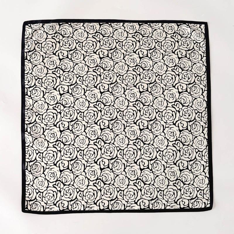 Mulberry silk twill scarf - women s spring/summer new korean style versatile silk square scarf 65*65cm