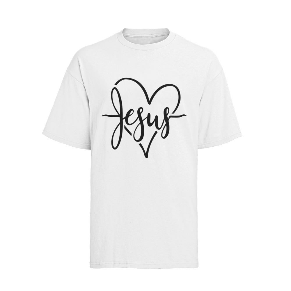 

Herren T-Shirt Bio Baumwolle Jesus is King Gott Bibel Love Beten Kirche Glauben M