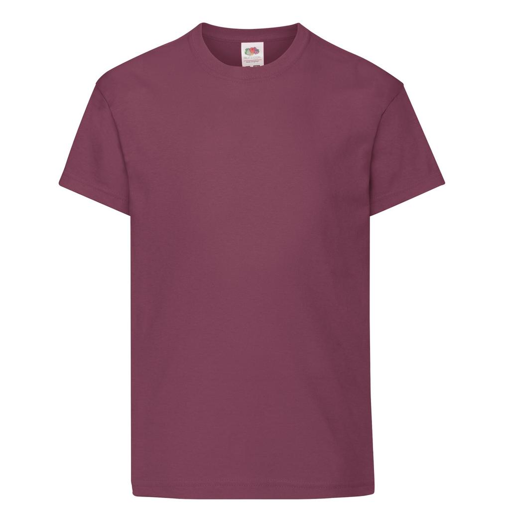 FRUIT OF THE LOOM Childrens/Kids Original T-Shirt