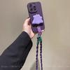 Custodia Stand Mostro Viola Scuro per iPhone 17 Pro Max/16 Pro/14 Pro