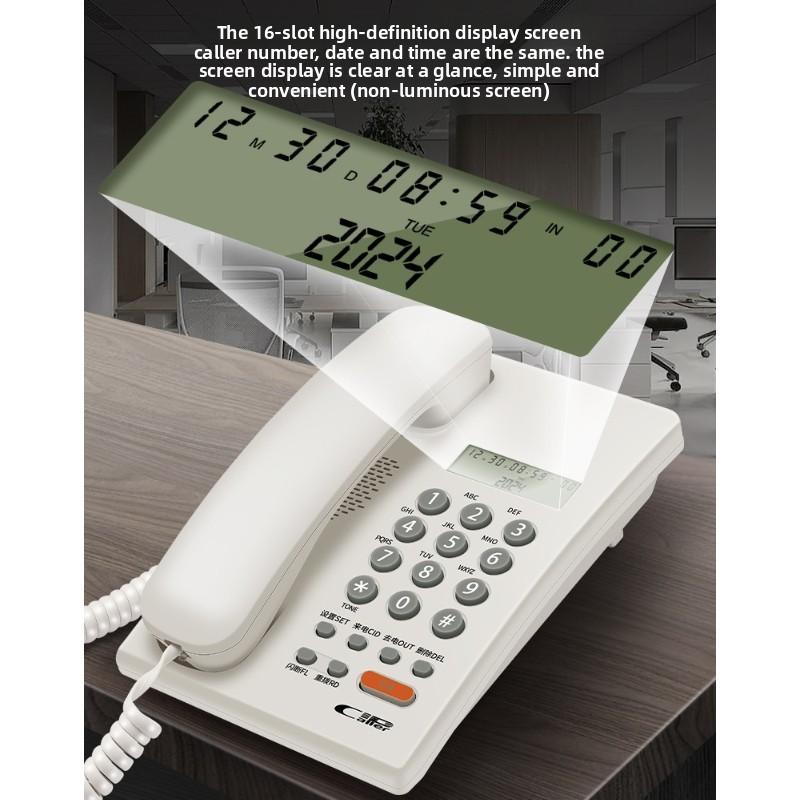 Desktop Landline Telephone Phone With Call Id For Home Office Hotel Applications