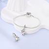 Elephant Parent-Child Pendants Plata R Original Beads Fit Originalcharms Bracelet Beads Jewelry Gifts For Women