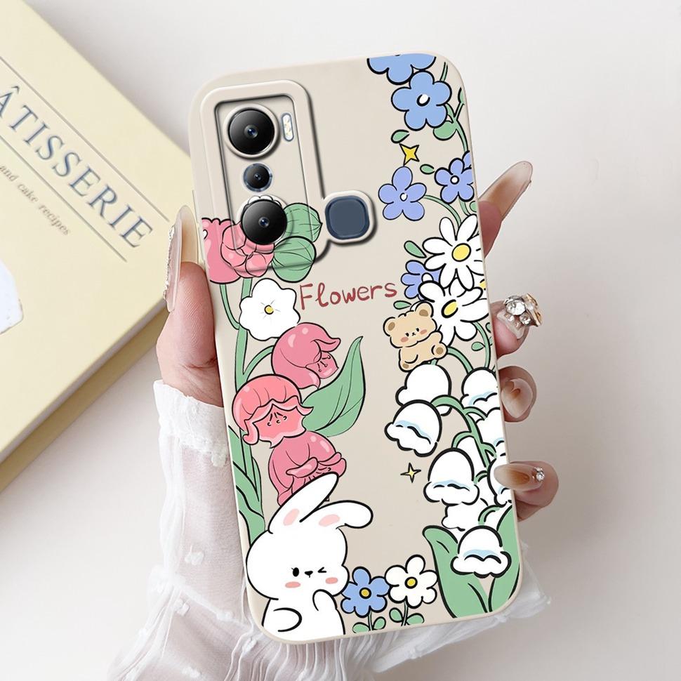 For Infinix Hot 20i Case X665C X665E Cover Silicone Soft Phone Case For Infinix Hot 20i 20 i Fundas Coque 6.6" Shockproof Bumper