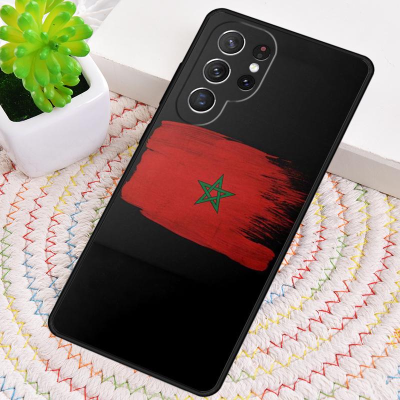 Morocco Flag Moroccan Unique Silicone Phone Case For Samsung Galaxy note 10 pro S26 S25 S24 S23 S22 S21 Plus S25Ultra Capa Cover