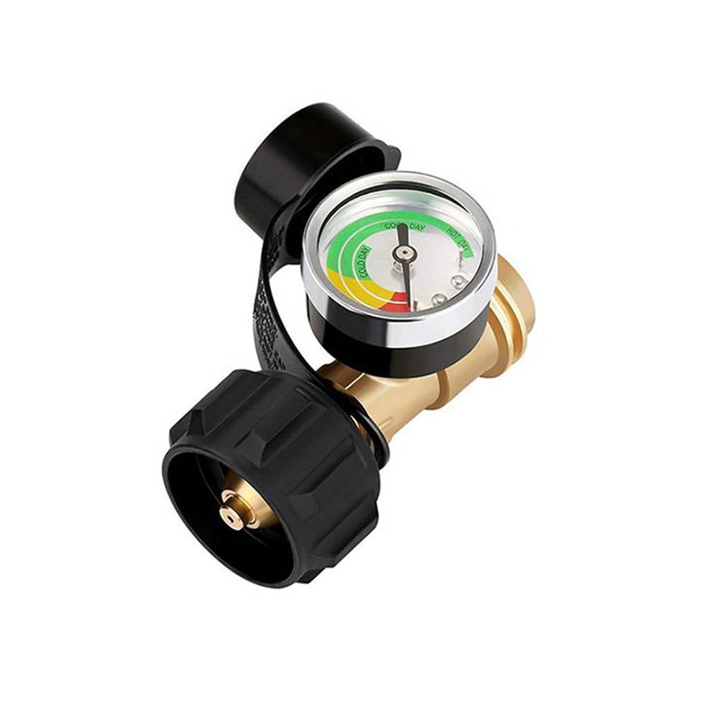 Propane Tank Gauge Level Indicator QCC1/Type 1 Connection Gas Pressure Meter Universal Propane Gauge for 5lb-40lb Propane Tanks