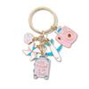 Enchanting Journey Keychain Presenting World Balloon And Flying Device Art Strong Metal Build For Long Term Use
