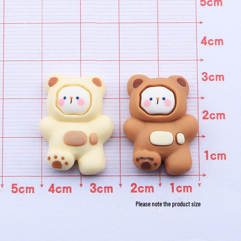 Mika DIY Small Animal Cartoon Resin Sticker Kit for Phone Cases and Cups