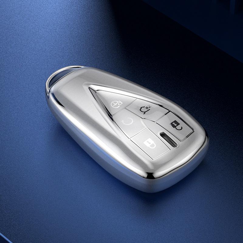 

Compatible with Changan CS75 PLUS 5-Button, CS55 Gen 3, Yidong, UNI-V, Oshan X5 Quicksand Key Case.