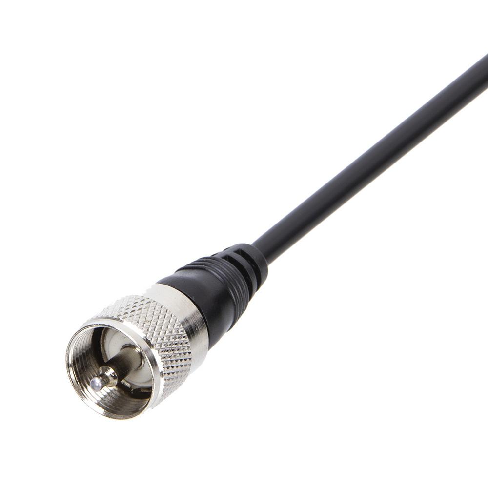 Mini Dual Section Car Walkie Talkie Antenna UHF/VHF PL259 Radio Antenna RG58